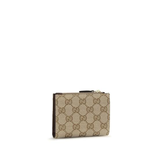 26FW 구찌 홀스빗 코튼 컴팩트 지갑 GUA006YXFAGH89651BB BROWN - GUCCI