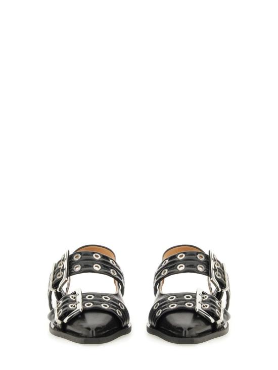 26FW 가니 페미닌 버클 발레리나 S2730 099 BLACK - GANNI