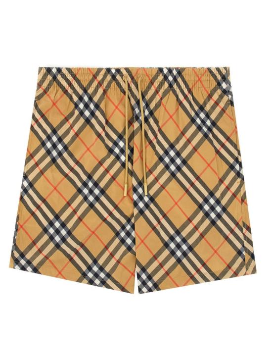 26SS 버버리 체크 스윔팬츠 8087335 B9368 MULTICOLOR - BURBERRY