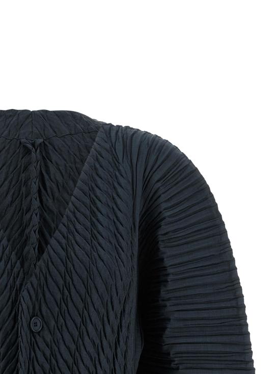 26FW 이세이 미야케 가디건 IS341769BM BLACK - ISSEY MIYAKE