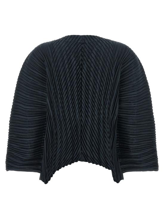26FW 이세이 미야케 가디건 IS341769BM BLACK - ISSEY MIYAKE