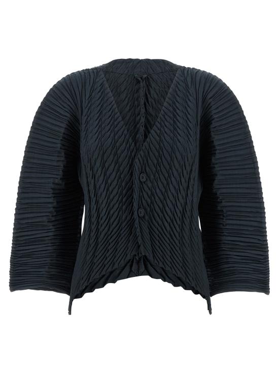 26FW 이세이 미야케 가디건 IS341769BM BLACK