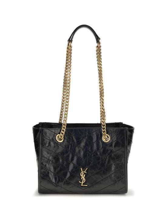 26FW 생로랑 니키 스몰 쇼핑백 8726800EN07 BLACK - SAINT LAURENT