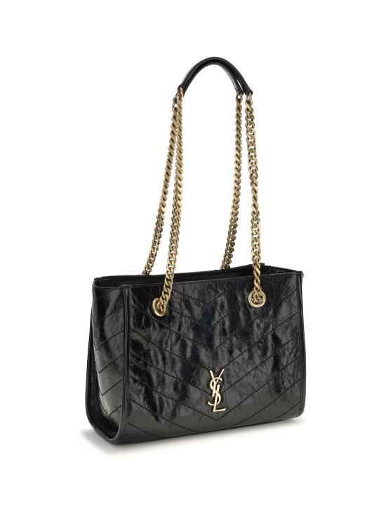 26FW 생로랑 니키 스몰 쇼핑백 8726800EN07 BLACK - SAINT LAURENT