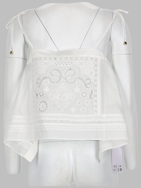 26SS 셀프 포트레이트 블라우스 AC26 004T W WHITE - SELF PORTRAIT