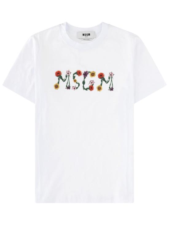 26SS 엠에스지엠 폴로 티셔츠 4041MDM124N 26700201 WHITE