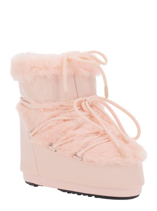 26FW 문부츠 아이콘 나일론 로우 부츠 80D1409390 PINK - MOON BOOT