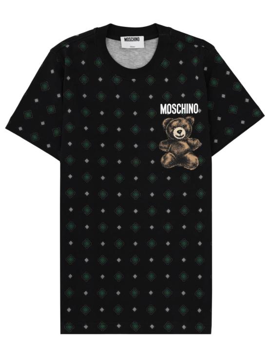 26SS 모스키노 폴로 티셔츠 07160541 2555 BLACK