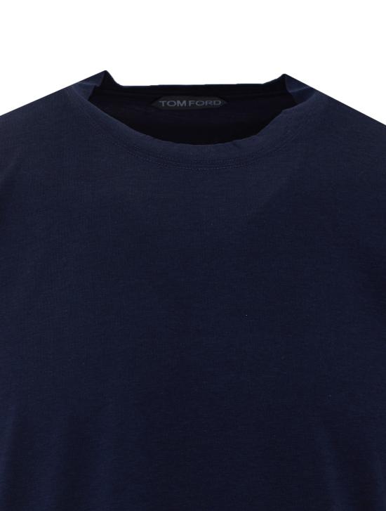 26FW 톰포드 반팔 티셔츠 JCS004 JMT012UDB BLUE - TOMFORD
