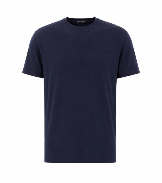 26FW 톰포드 반팔 티셔츠 JCS004 JMT012UDB BLUE