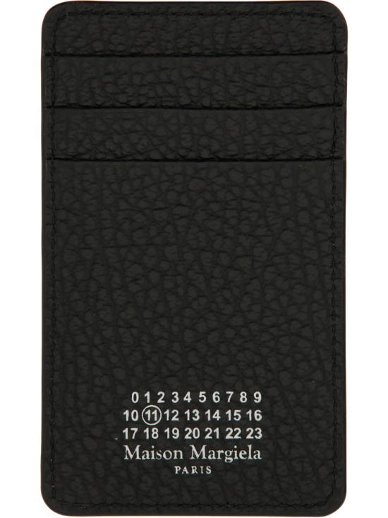 26FW 마르지엘라 버티컬 포 스티치 카드 홀더 SA1VX0017 P4455T8013 BLACK - MAISON MARGIELA