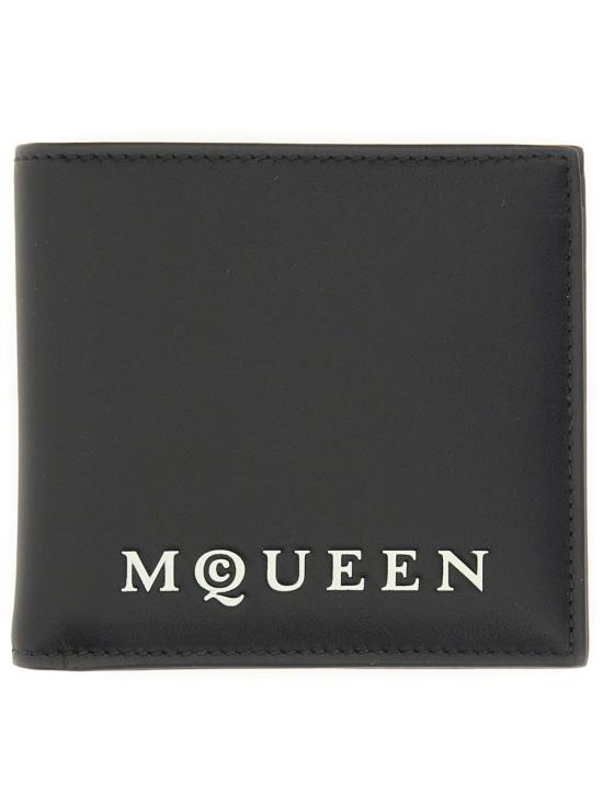 25FW 알렉산더 맥퀸 남성지갑 836147 1AAU61080 BLACK - ALEXANDER MCQUEEN