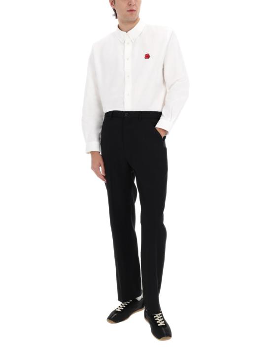 26SS 겐조 보케 플라워 엠브로이더드 캐주얼 셔츠 FG55CH4109LO 01 WHITE - KENZO