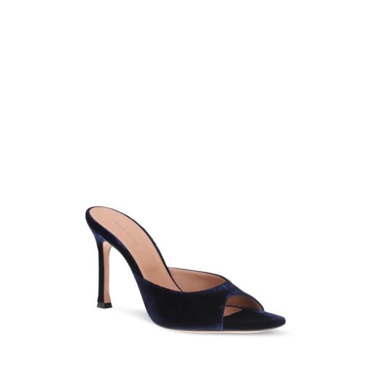 26FW 아미나 무아디 힐/펌프스 AM18S525500ALEMIDNIGHTBLBB BLUE - AMINA MUADDI