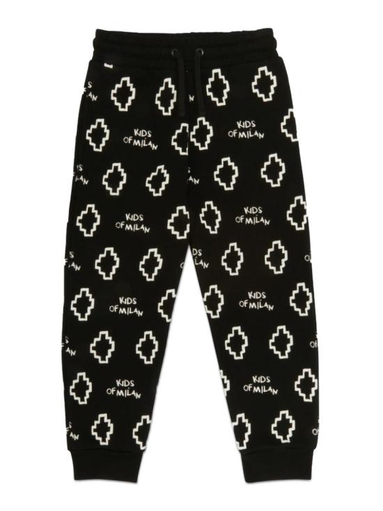  마르셀로 불론 트레이닝/조거 팬츠 CBCH001K S22FLE0021001 BLACK - MARCELO BURLON