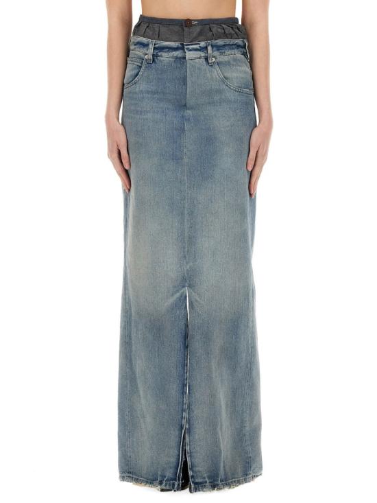  마르지엘라 스커트 S51MI0006 S30383961 BLUE - MAISON MARGIELA