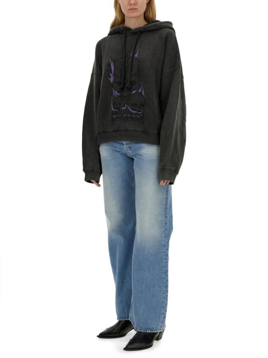  아크네 스튜디오 긴팔 티셔츠 CI0165 BM0 BLACK - ACNE STUDIOS