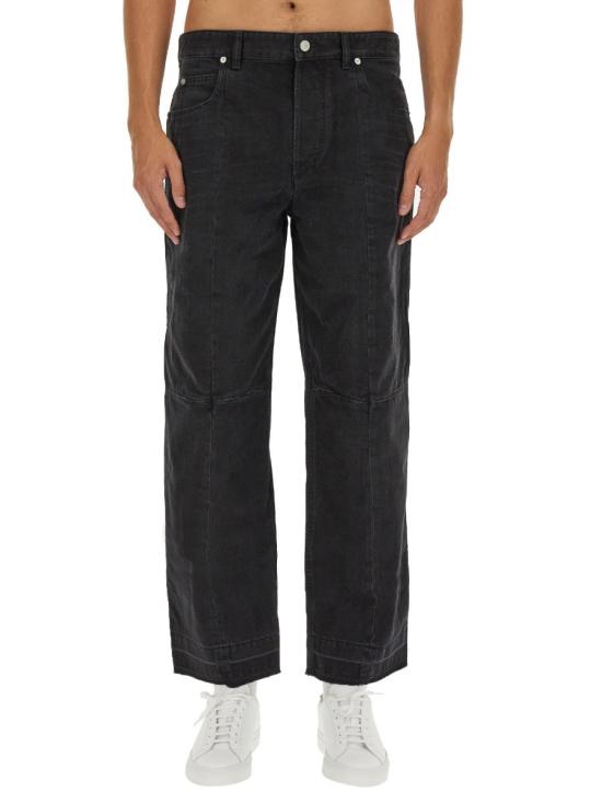  이자벨마랑 데님 팬츠 PA0253HA A4H06H01BK BLACK - ISABEL MARANT