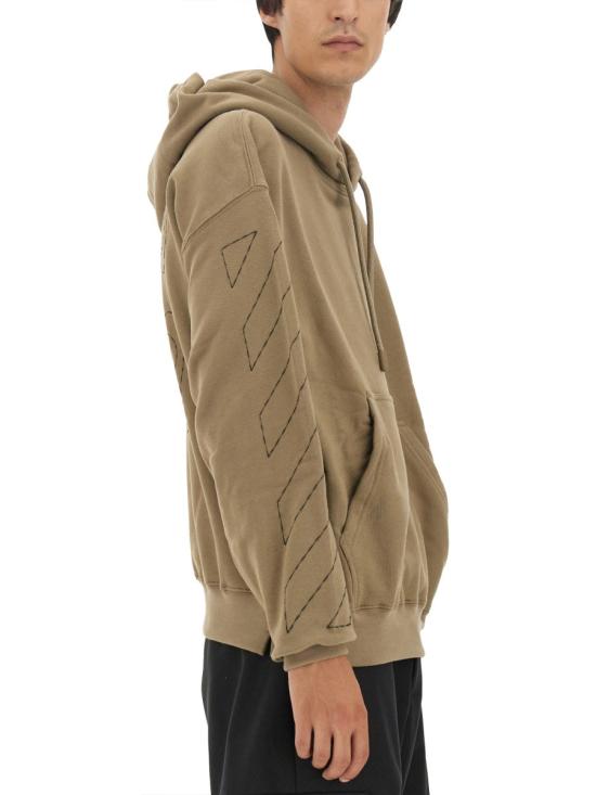  오프화이트 스티치 스케이트 후드 티셔츠셔츠 OMBB085 F23FLE0196110 BEIGE - OFF WHITE