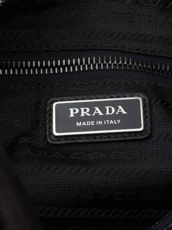 26FW 프라다 익스플로어 리나일론 앤 레더 백 2VH2062HE8VOOO F0002 Nero - PRADA