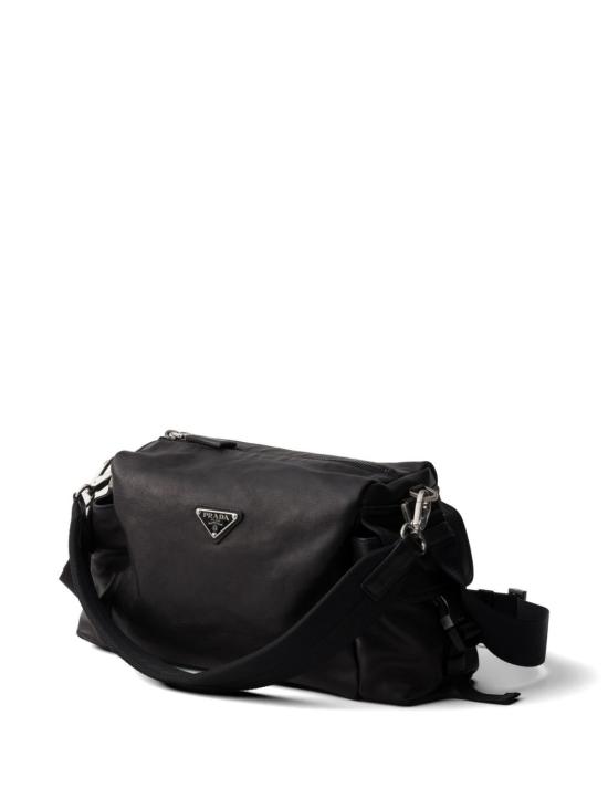 26FW 프라다 익스플로어 리나일론 앤 레더 백 2VH2062HE8VOOO F0002 Nero - PRADA
