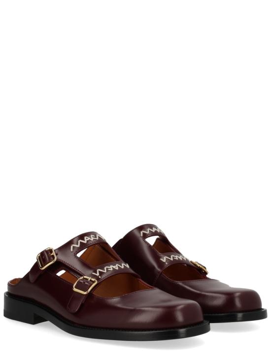 26SS 마르니 플랫 슈즈 SBMS010202 PS67900R90 BORDEAUX - MARNI