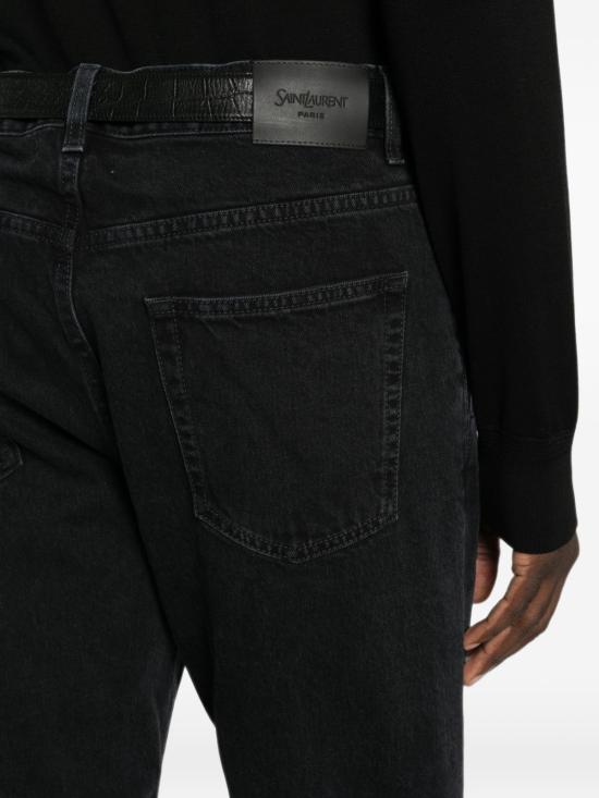 26FW 생로랑 스트레이트 팬츠 A001N2Y10YA 1247 Bristol black - SAINT LAURENT