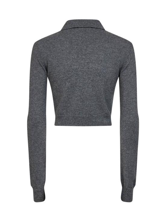 26FW 뮈글러 폴로 티셔츠 TO09091144 8022 GRAY - MUGLER