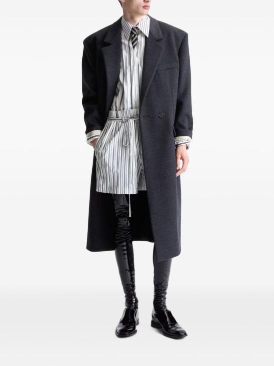 26FW 생로랑 코트 873406Y1O11 1140 ANTHRACITE - SAINT LAURENT