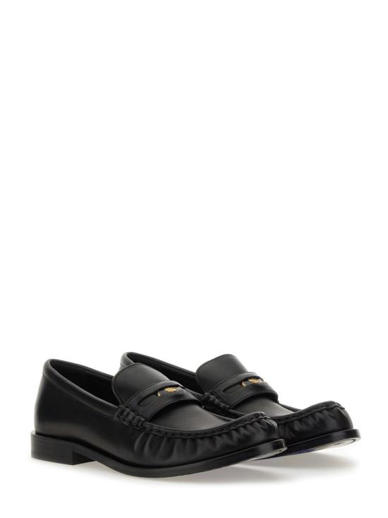 25FW 버버리 레더 카뎃 로퍼 8111868 A1189 BLACK