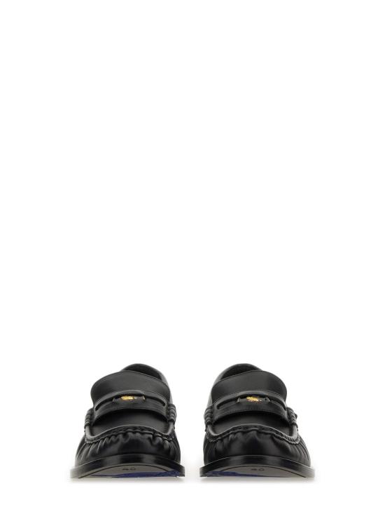 25FW 버버리 레더 카뎃 로퍼 8111868 A1189 BLACK - BURBERRY