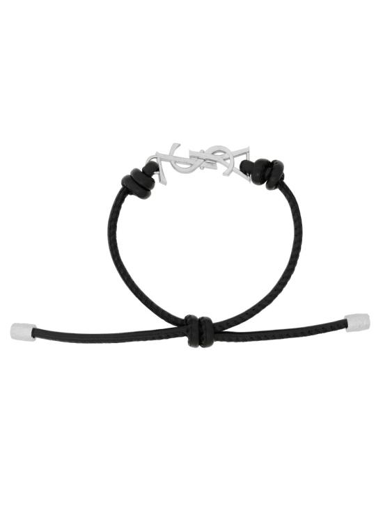 26SS 생로랑 팔찌 861459 AAEKF1000 BLACK - SAINT LAURENT