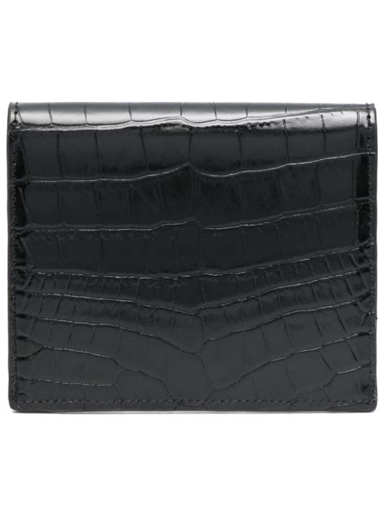 26SS 토템 T-락 팔멜라토 레더 카드 홀더 251WAM0042LE0076 001 BLACK - TOTEME