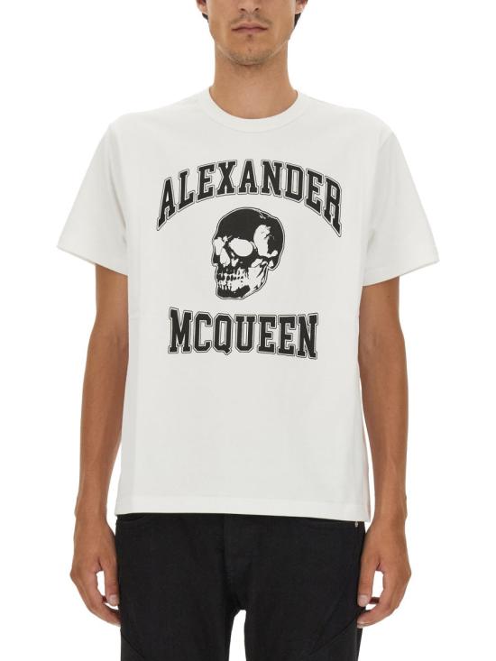 알렉산더 맥퀸 탑 759442 QVZ290910 WHITE - ALEXANDER MCQUEEN