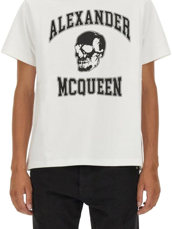  알렉산더 맥퀸 탑 759442 QVZ290910 WHITE - ALEXANDER MCQUEEN