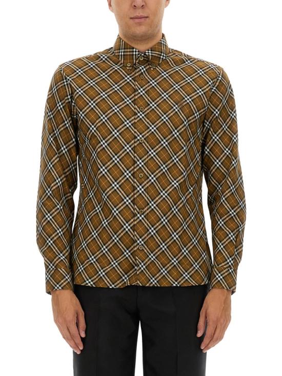  버버리 레귤러 핏 체크 코튼 셔츠 옥사이드 8098842 C1477 MULTICOLOR - BURBERRY