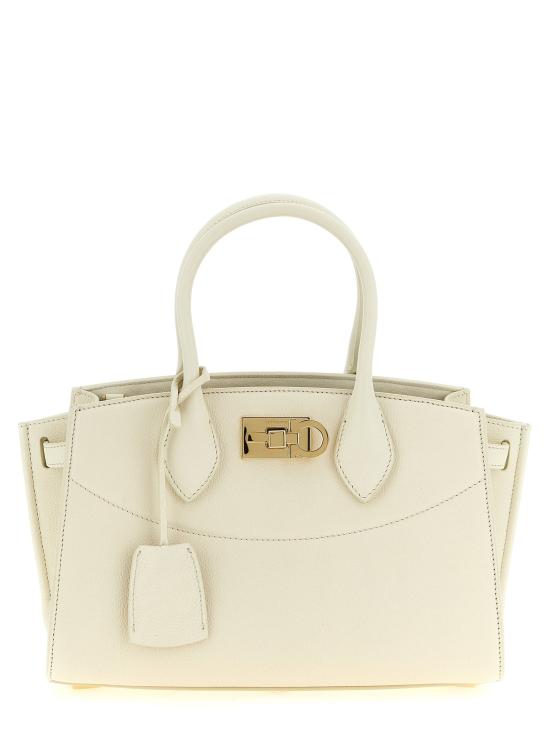 26FW 살바토레 페라가모 토트백 FE342077BM WHITE