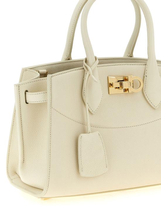 26FW 살바토레 페라가모 토트백 FE342077BM WHITE - SALVATORE FERRAGAMO