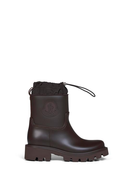 26FW 몽클레어 킥스트림 로고 패치 레인 부츠 L209B4G00190M4522243 BROWN