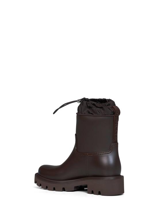 26FW 몽클레어 킥스트림 로고 패치 레인 부츠 L209B4G00190M4522243 BROWN - MONCLER