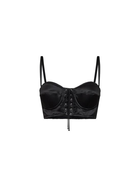 26FW 돌체앤가바나 바디수트 티셔츠 F73R1TGDCRPN0000 BLACK
