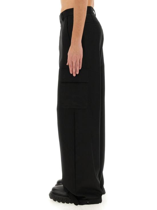  오프화이트 카고 팬츠 OMCF037 C99FAB0021010 BLACK - OFF WHITE