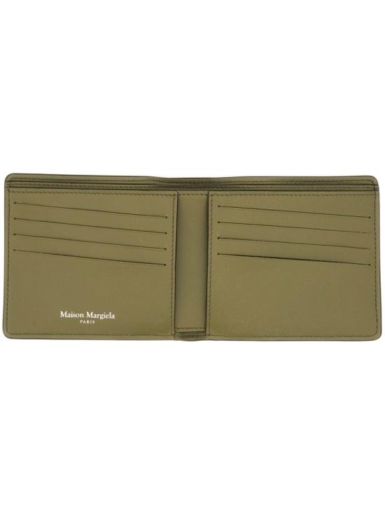 25FW 마르지엘라 4 스티치 카드 홀더 S35UI0435 P4745T7429 GREEN - MAISON MARGIELA