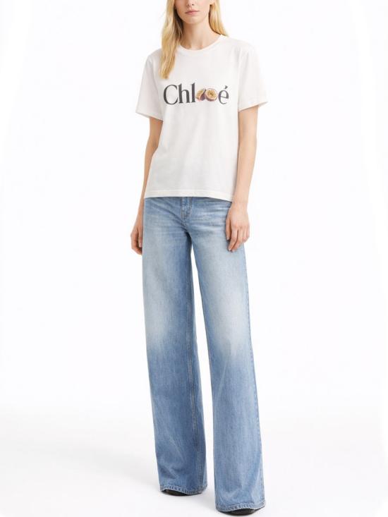 26SS 끌로에 폴로 티셔츠 26SJH08197 101 WHITE - CHLOE