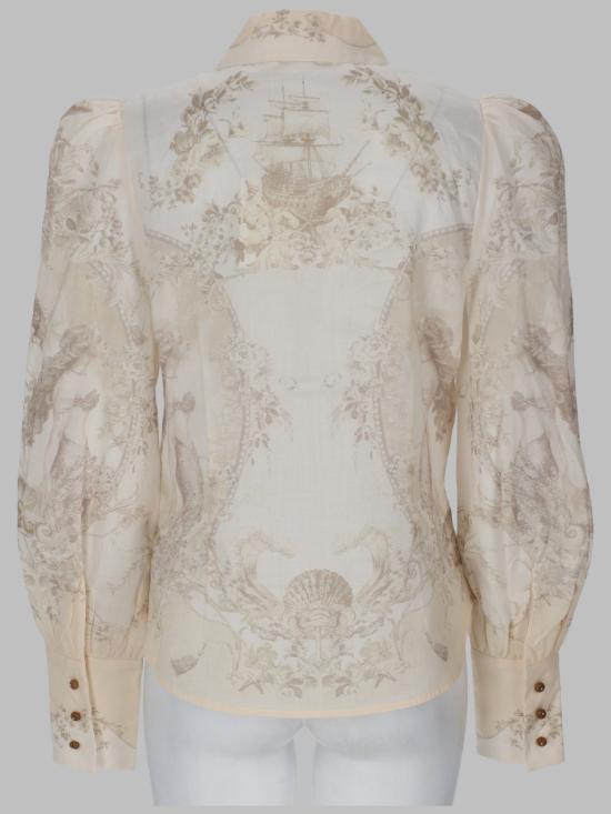 26SS 짐머만 셔츠 4368TC26R MERMT BEIGE - ZIMMERMANN