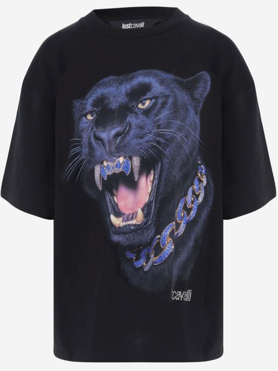 26FW 저스트까발리 폴로 티셔츠 81PAHE10 BLACK
