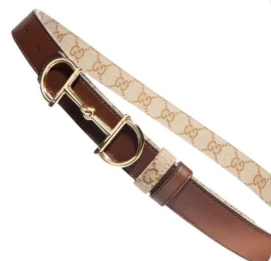 26FW 구찌 홀스빗 버클 리버시블 벨트 A001V4 FAF7J9651 - GUCCI