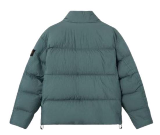 26FW 스톤 아일랜드 윈드 레지스턴트 & 안티드롭 다운 재킷 L2S154100109 S0A23V005T Ocean green - STONE ISLAND