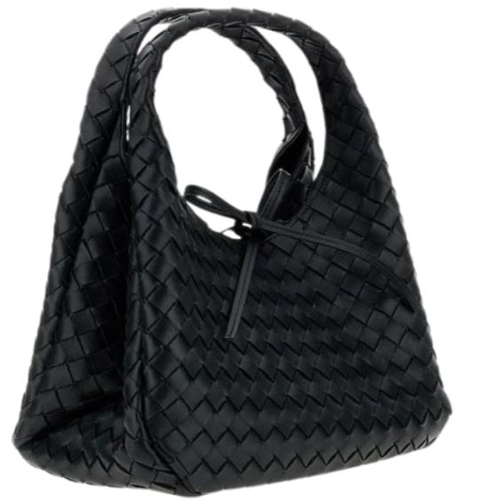 26FW 보테가베네타 캄파나 숄더백 844249 V4SC01019 BLACK - BOTTEGA VENETA