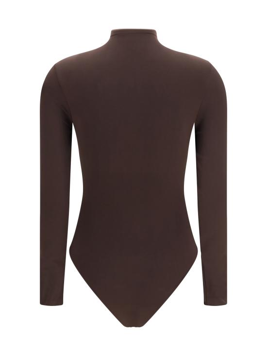26FW 월포드 바디수트 티셔츠 77122 4870 BROWN - WOLFORD